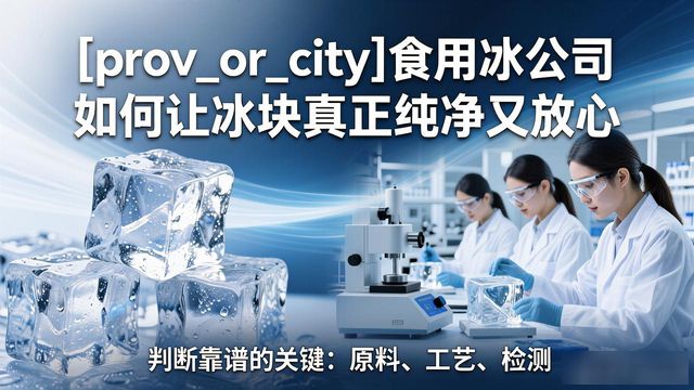 泰州食用冰公司如何让冰块真正纯净又放心